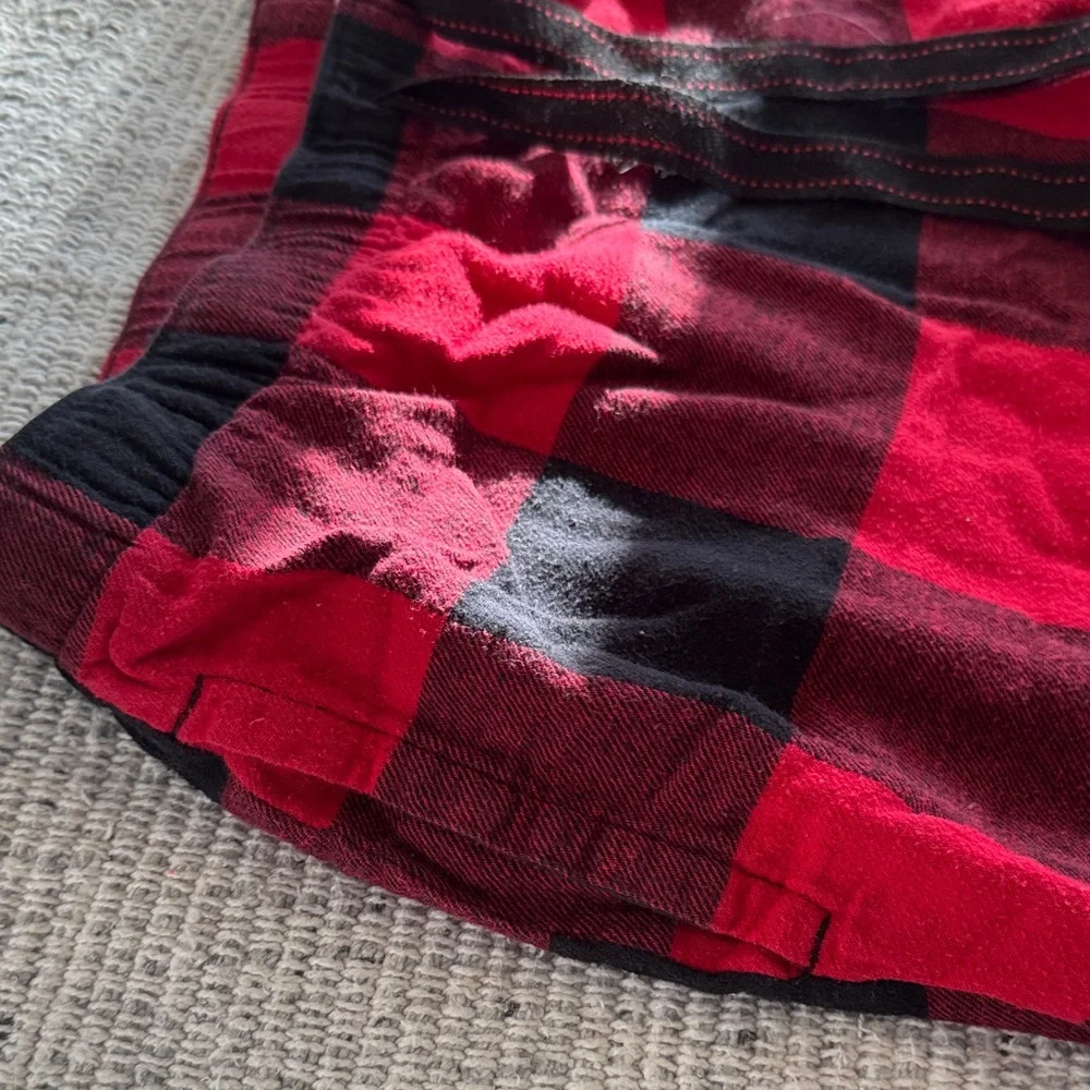 Old Navy Plaid Pajama Bottoms - Red and Black